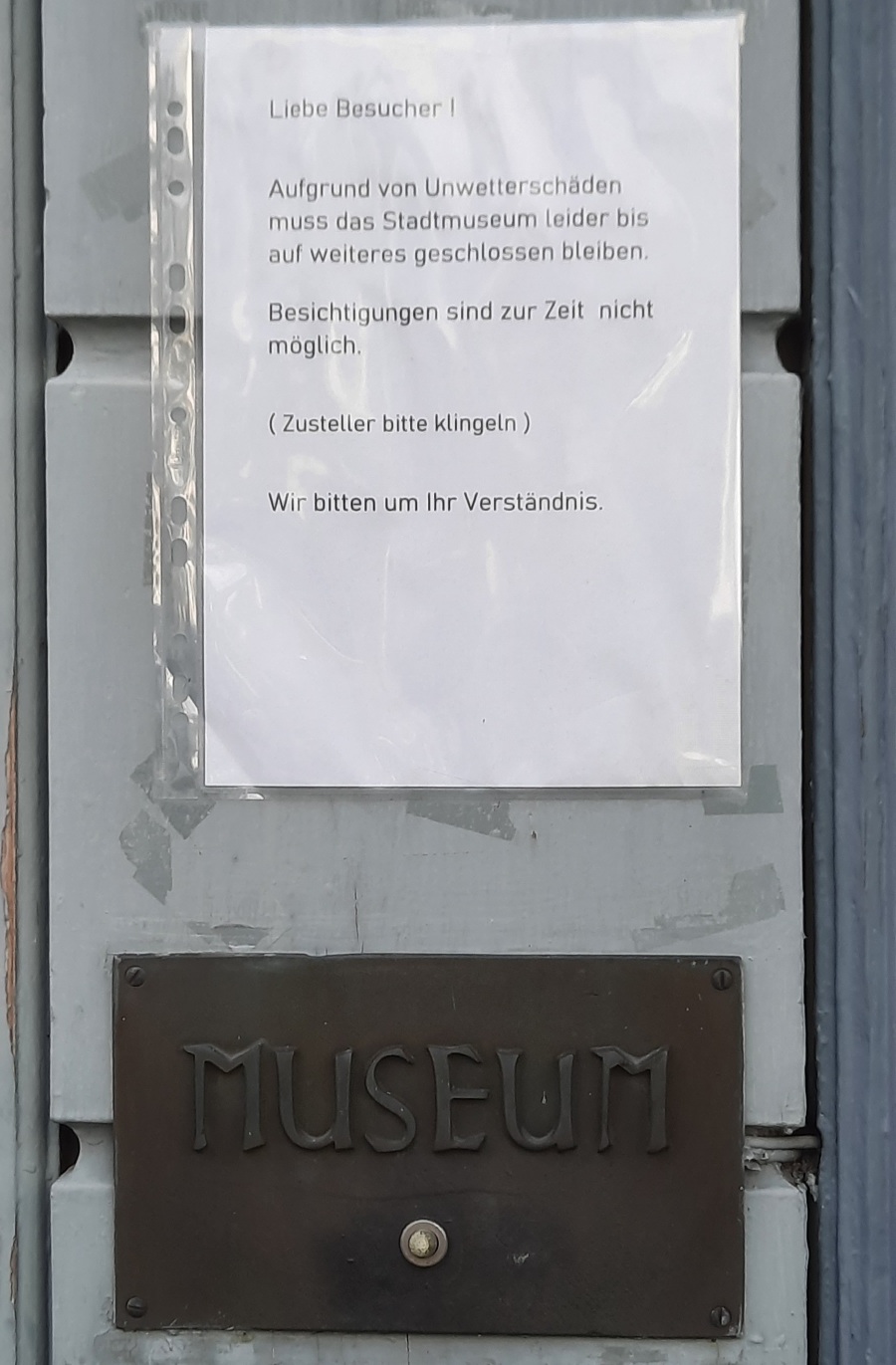 Anfrage im Kulturausschuss zum geschlossenen Stadtmuseum seit dem Tornado